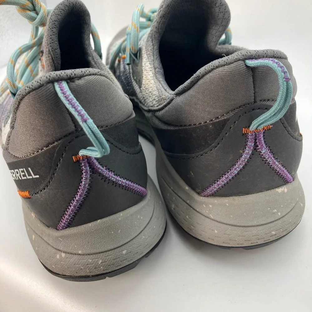 Merrell‎ Womens Trail Running Shoes J135580 Gray Lightweight Quantum Grip 6.5